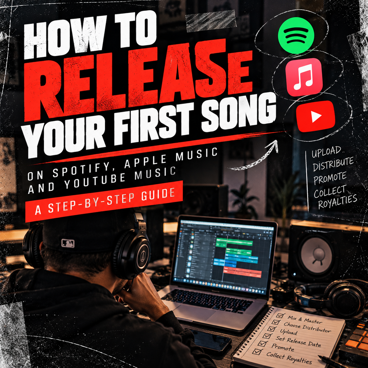 How to Release Your First Song on Spotify & Apple Music